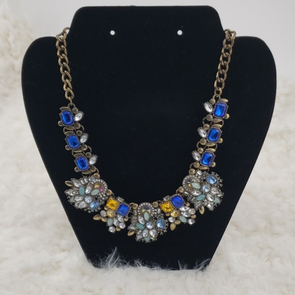 unbranded Jewelry - Blue and Orange Statement Necklace